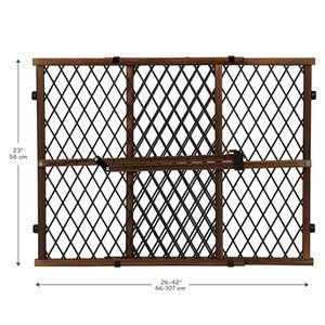 Evenflo Position and Lock Tall Wooden Gate - Farmhouse Collection - NEW OPEN BOX